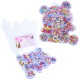 Set creativ margele cutie plastic ursulet